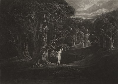 Satan verführt Eva von John Martin
